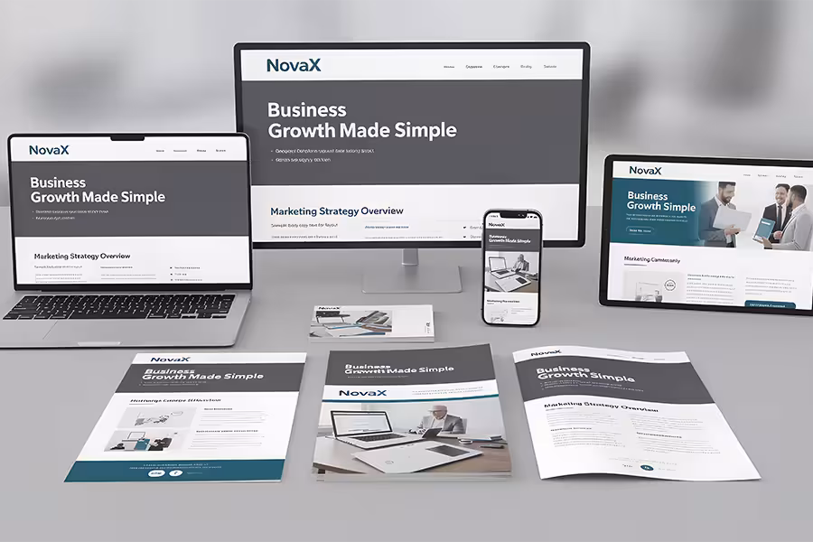 Corporate and promotional design services to enhance brand visibility